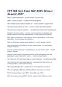 EPA 608 Core Exam Questions and Verified Answers 2027