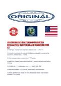 2026 ESTHETICS STATE BOARD UPDATED EVALUATION QUESTIONS AND ANSWERS SURE A&period;pdf&NewLine;&NewLine;