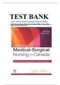 Lewis's Medical Surgical Nursing in Canada 5th Edition by Jane Tyerman&comma; Shelley Cobbett 9780323791564 Chapter 1-72 Complete Guide Test Bank &NewLine;