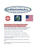 2026 ESTHETICS STATE BOARD STUDY EXAMS GUIDE QUESTIONS AND ANSWERS SURE
