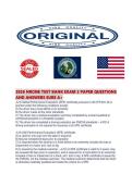 2026 NRCME TEST BANK EXAM 2 PAPER QUESTIONS AND ANSWERS SURE 