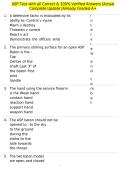 ASP Test with all Correct & 100&percnt; Verified Answers &vert;Actual Complete Update &vert;Already Graded A&plus;