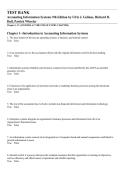 Test bank for accounting information systems  9th edition by  Ulric J&period; Gelinas &comma; Richard B&period; Dull&rpar;&comma; Patrick Wheeler&vert;ISBN&semi;9780538469319 Answers at the end of each chapter