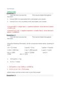 CHEM 103 Portage Learning Modules 1&ndash;6 Exam Questions and Verified Answers 2027