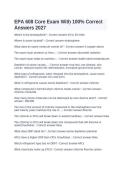 EPA 608 Core Exam Questions and Verified Answers 2027&NewLine;
