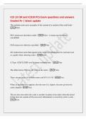 ICD 10 CM and ICD10 PCS Exam questions and answers&NewLine;Graded A&plus; &vert; latest update&NewLine;The excludes notes give examples of the content of a section of the code book -&NewLine;False&NewLine;NEC means 
