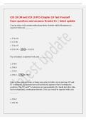 ICD 10 CM and ICD 10 PCS Chapter 10 Test Yourself&NewLine;Exam questions and answers Graded A&plus; &vert; latest update&NewLine;Cocaine abuse with cocaine-induced psychotic disorder with hallucinations is&NewLine;reported with code &lowbar;&lowbar;&lowbar;&lowbar;&lowbar;&lowbar;&lowbar;&lowbar; &period;&NewLine;a&period; F14&period;181&NewLine;b&period; F13&period;90&NewLine;c&period; F14&period;151&NewLine;d&period; F13