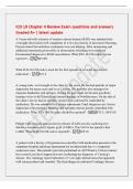 ICD 10 Chapter 4 Review Exam questions and answers&NewLine;Graded A&plus; &vert; latest update&NewLine;A 9 year-old with a history of reactive airway disease &lpar;RAD&rpar; was admitted into&NewLine;overnight observation with complaints of a two-day history of increased wheezing&period;&NewLine;Parents state