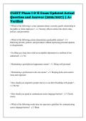 CLEET Phase I & II Exam Updated Actual&NewLine;Question and Answer &lpar;2026&sol;2027&rpar; &vert; A&plus;&NewLine;Verified