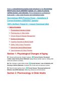 Gerontology HESI Practice Exam &ndash; Questions & Correct Answers &lpar;2026&sol;2027 Update&rpar;&NewLine;100&percnt; Verified &vert; Rated A&plus; &vert; Instant Download Q&A&NewLine;