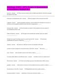 Biology 2401&colon; AP1 Exam 5 Questions & Answers Rated A&plus;&period;