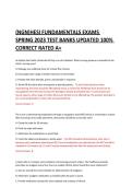 HESI Fundamentals Practice Exam - Latest 2026 Questions with Verified Answers & Rationales Graded A&plus;