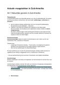 Aardrijkskunde &vert; Zuid-Amerika Actuele Vraagstukken H4 &vert; VWO &vert; 2025&sol;26