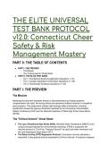 2026&sol;2027 ELITE S-Tier Test Bank&colon; Connecticut Cheer Safety&comma; CIAC & NFHS Risk Management Mastery &lpar;v12&period;0&rpar;