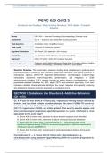 PSYC 620 QUIZ 3&colon;SUBSTANCE USE DISORDERS&comma; SLEEP AND EATING DISORDERS &vert; QUESTIONS ANSWERS &vert; 2026 UPDATE &vert; WITH COMPLETE SOLUTIONS&period;