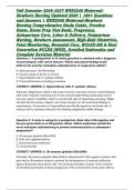 Fall Semester 2026&ndash;2027 NURS240 Maternal-Newborn Nursing Updated 2026 &vert; 190&plus; Questions and Answers &vert; NURS240 Maternal-Newborn Nursing Comprehensive Study Guide&comma; Practice Exam&comma; Exam Prep Test Bank&comma; Pregnancy&comma; Antepartum Care&comma; Labor & Delivery&comma; Postpartum N