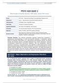 PSYC 620 QUIZ 2&colon;MOOD DISORDERS AND PSYCHOTIC DISORDERS &vert; QUESTIONS AND ANSWERS &vert; 2026 UPDATE &vert; SOLVED 100&percnt; CORRECT&period;