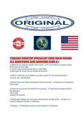 TABLEAU DESKTOP SPECIALIST CORE MAIN EXAMS ALL QUESTIONS AND ANSWERS SURE