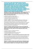 Fall Semester 2026&ndash;2027 RELIAS Medical-Surgical Telemetry Updated 2026 &vert; 190&plus; Questions and Answers &vert; RELIAS Medical-Surgical Telemetry Comprehensive Study Guide&comma; Practice Exam&comma; Exam Prep Test Bank&comma; ECG Rhythm Interpretation&comma; Cardiac Monitoring&comma; Dysrhythm