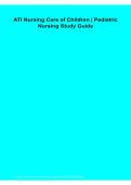 ATI Nursing Care of Children Pediatric Nursing Study Guide PDF 2026&sol;2027