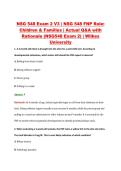 NSG 548 Exam 2 V3 &vert; NSG 548 FNP Role&colon; &NewLine;Children & Families &vert; Actual Q&A with &NewLine;Rationale &lpar;NSG548 Exam 2&rpar; &vert; Wilkes &NewLine;University