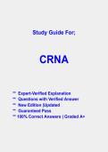 CRNA Board Review Questions & Answers with Detailed Rationales &vert; Verified Answers &vert; 2026-2027 PDF