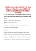 NSG 548 Exam 3 V2 &vert; NSG 548 FNP Role&colon; &NewLine;Children & Families &vert; Actual Q&A with &NewLine;Rationale &lpar;NSG548 Exam 3&rpar; &vert; Wilkes &NewLine;University 