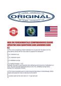 HESI RN FUNDAMENTALS COMPREHENSIVE EXAMS UPDATED 2026 QUESTIONS AND ANSWE