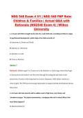 NSG 548 Exam 4 V1 &vert; NSG 548 FNP Role&colon; &NewLine;Children & Families &vert; Actual Q&A with &NewLine;Rationale &lpar;NSG548 Exam 4&rpar; &vert; Wilkes &NewLine;University