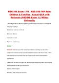 NSG 548 Exam 1 V1 &vert; NSG 548 FNP Role&colon; &NewLine;Children & Families &vert; Actual Q&A with &NewLine;Rationale &lpar;NSG548 Exam 1&rpar; &vert; Wilkes &NewLine;University