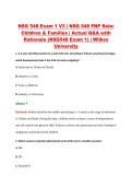 NSG 548 Exam 1 V1&ndash;V3 &vert; NSG 548 FNP Role&colon; Children & Families &vert; Wilkes University &vert; Actual Q&A with Rationale &lpar;Wilkes NSG548 Exam 1&rpar;