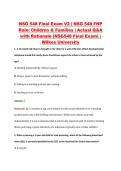 NSG 548 Final Exam V2 &vert; NSG 548 FNP &NewLine;Role&colon; Children & Families &vert; Actual Q&A &NewLine;with Rationale &lpar;NSG548 Final Exam&rpar; &vert; &NewLine;Wilkes University