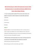 NSG 3130 Final Exam V3 &vert; NSG 3130 Fundamental Concepts & Skills &NewLine;for Nursing Practice II &vert; Actual Q&A with Rationale &lpar;NSG3130 Final &NewLine;Exam&rpar; &vert; Galen College of Nursing