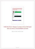 NURS 6512 Week 7 i-Human Case Study - Elena Rodriguez&colon; 25-Year-Old Female with Acute Diarrhea & Dehydration
