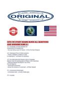 CSTU 101 STUDY EXAMS GUIDE ALL QUESTIONS AND ANSWERS SURE 