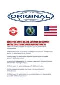 ESTHETICS STATE BOARD UPDATED CORE MAIN EXAMS QUESTIONS AND ANSWERS SURE 