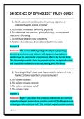 SSI SCIENCE OF DIVING 2027 STUDY GUIDE