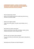 COMPREHENSIVE MEDICAL-SURGICAL NURSING REVIEW&colon; RESPIRATORY&comma; CARDIAC&comma; ENDOCRINE&comma; AND INFLAMMATORY DISORDERS EXAM QUESTIONS AND ANSWERS