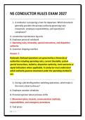 NS CONDUCTOR RULES EXAM 2027