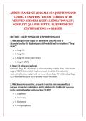 ABDSM EXAM 2025-2026 ALL 150 QUESTIONS AND &NewLine;CORRECT ANSWERS &vert; LATEST VERSION WITH &NewLine;VERIFIED ANSWERS & DETAILED RATIONALES &vert; &NewLine;COMPLETE Q&A FOR DENTAL SLEEP MEDICINE &NewLine;CERTIFICATION &vert; A&plus; GRADED