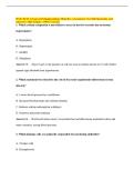 WGU D115 Advanced Pathophysiology Objective Assessment &vert; OA Full Questions and Answers &vert; 2026 Update &vert; 100&percnt; Correct&period;