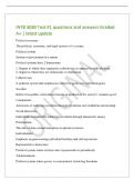 INTB 3080 Test &num;1 questions and answers Graded&NewLine;A&plus; &vert; latest update&NewLine;Political economy&NewLine;The political&comma; economic&comma; and legal systems of a country&NewLine;Political system&NewLine;System of government in a nation&NewLine;Political systems have 2 dimensions&colon;&NewLine;1&period; Degree to which th