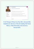 Nr 667 Margaret Wilson Case Play 2026 &vert; Advanced DDx&NewLine;Simulation for Shortness of Breath Including Full Patient&NewLine;History&comma; Clinical Reasoning&comma; and Laboratory&NewLine;Interpretation&period;