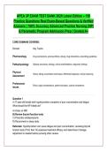 APEA 3P EXAM TEST BANK 2026 Latest Edition &ndash; 150 &NewLine;Practice Questions Real Exam-Based Questions & Verified &NewLine;Answers &vert; 100&percnt; Accuracy Advanced Practice Nursing &lpar;NP&rpar; &NewLine;& Paramedic Program Admission Prep &vert; Graded A&plus;