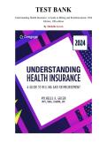 Test Bank for Understanding Health Insurance&colon; A Guide to Billing and Reimbursement&comma; 2024 Edition&comma;19th Edition &lpar; Michelle Green&comma; 2024&rpar; Chapter 1-17 &vert; All Chapters