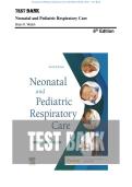 Neonatal and Pediatric Respiratory Care 6th Edition Test Bank by Brian K&period; Walsh