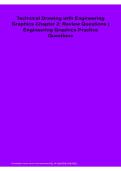 Technical Drawing with Engineering Graphics Chapter 2 Review Questions Engineering Graphics Practice PDF 2026&sol;2027