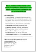 Missouri Residential Building Inspector Exam &mdash; &NewLine;Kansas City Exam Practice Questions And Correct &NewLine;Answers &lpar;Verified Answers&rpar; Plus Rationales 2026 &NewLine;Q&A &vert; Instant Download PDF 