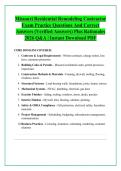 Missouri Residential Remodeling Contractor &NewLine;Exam Practice Questions And Correct &NewLine;Answers &lpar;Verified Answers&rpar; Plus Rationales &NewLine;2026 Q&A &vert; Instant Download PDF 