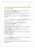 mgmt100 chapter 2 questions and answers Graded&NewLine;A&plus; &vert; latest update&NewLine;organisational environment - organisational environment includes all&NewLine;elements existing outside the boundary of the&NewLine;organisation that have the potential to affect the organisation &lpar;Daft&comma;